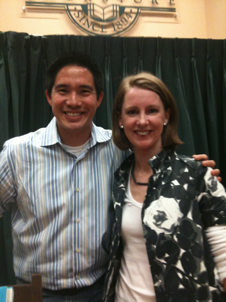 Me and Gretchen Rubin. Happiness Project.